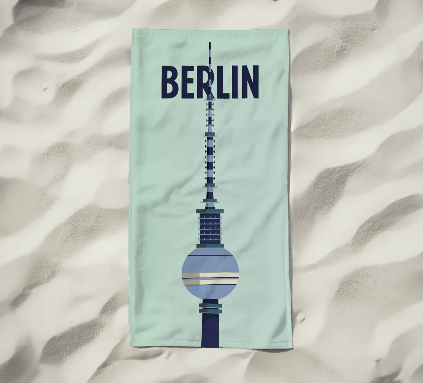 Berlin Strandtuch von Designliga Products GmbH & Co. KG