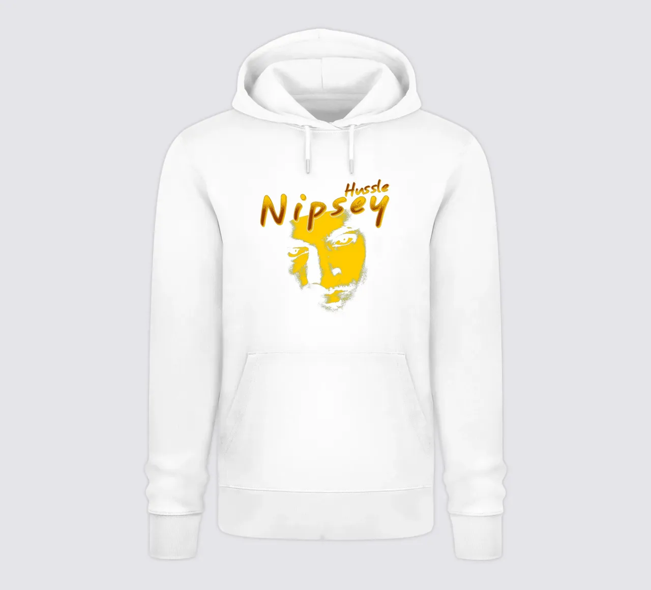 Volto Silhouette Nipsey Hussle felpa con cappuccio da mannys_artt