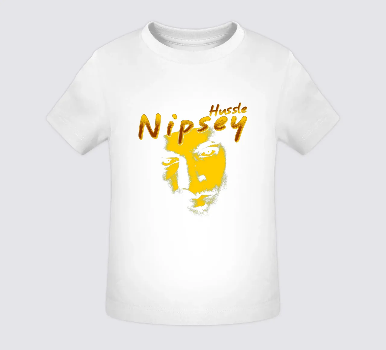 Volto Silhouette Nipsey Hussle maglietta neonato da mannys_artt