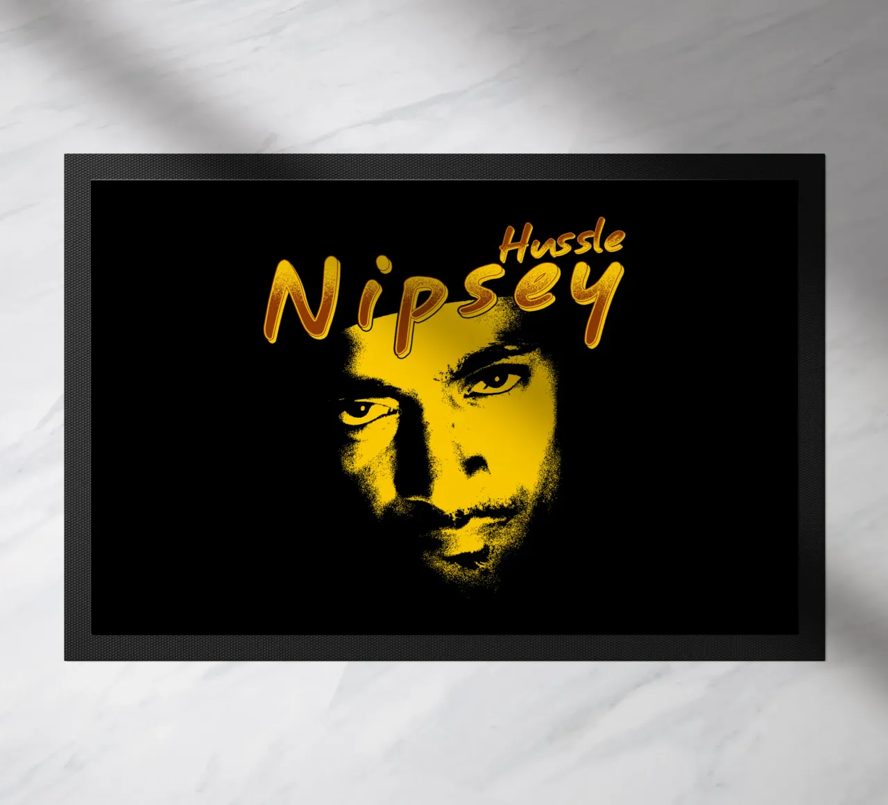 Volto Silhouette Nipsey Hussle zerbino da mannys_artt