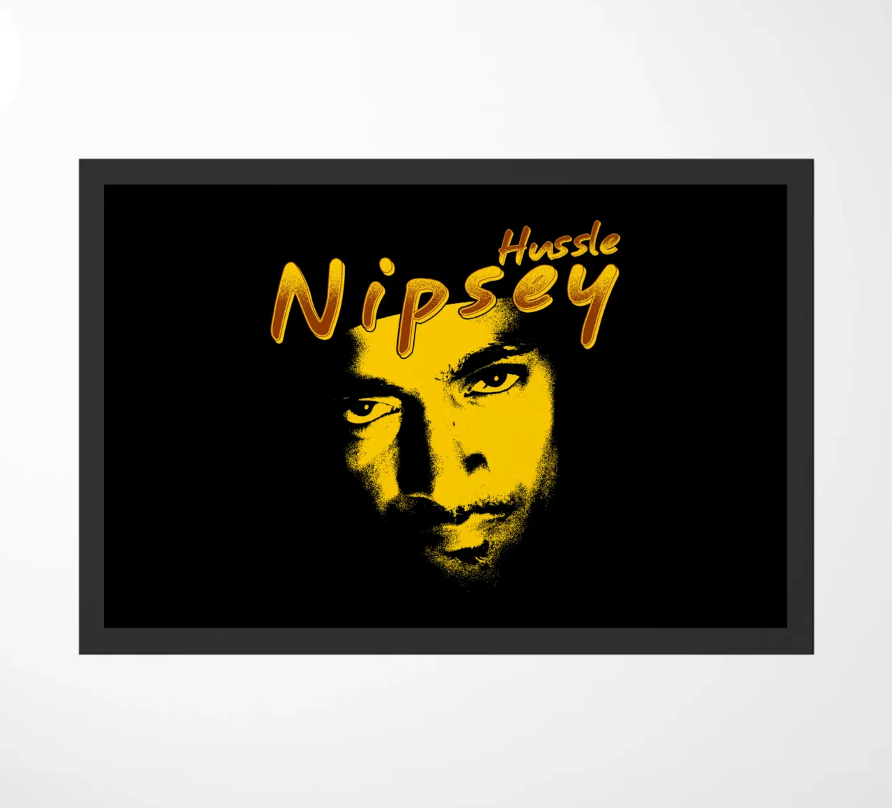 Volto Silhouette Nipsey Hussle zerbino da mannys_artt