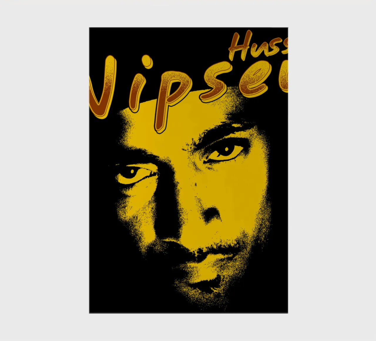 Silhouette Face Nipsey Hussle notebook by mannys_artt