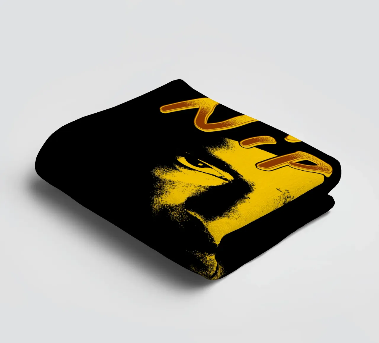 Silhouette Face Nipsey Hussle towel by mannys_artt