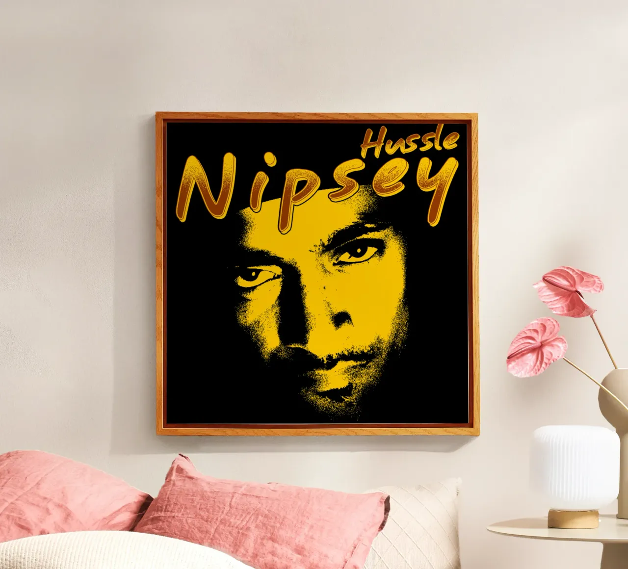 Volto Silhouette Nipsey Hussle plexiglass da mannys_artt