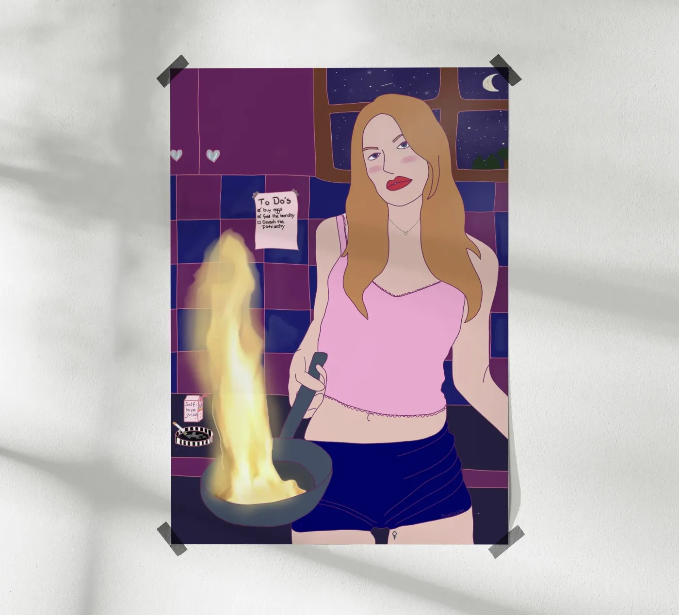 Dinner is ready poster da Femlouise.illustrations