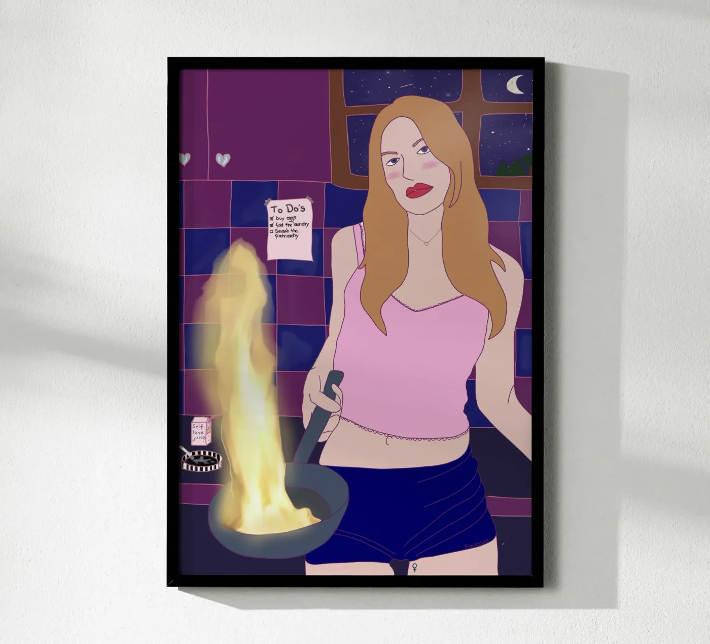 Dinner is ready poster da Femlouise.illustrations