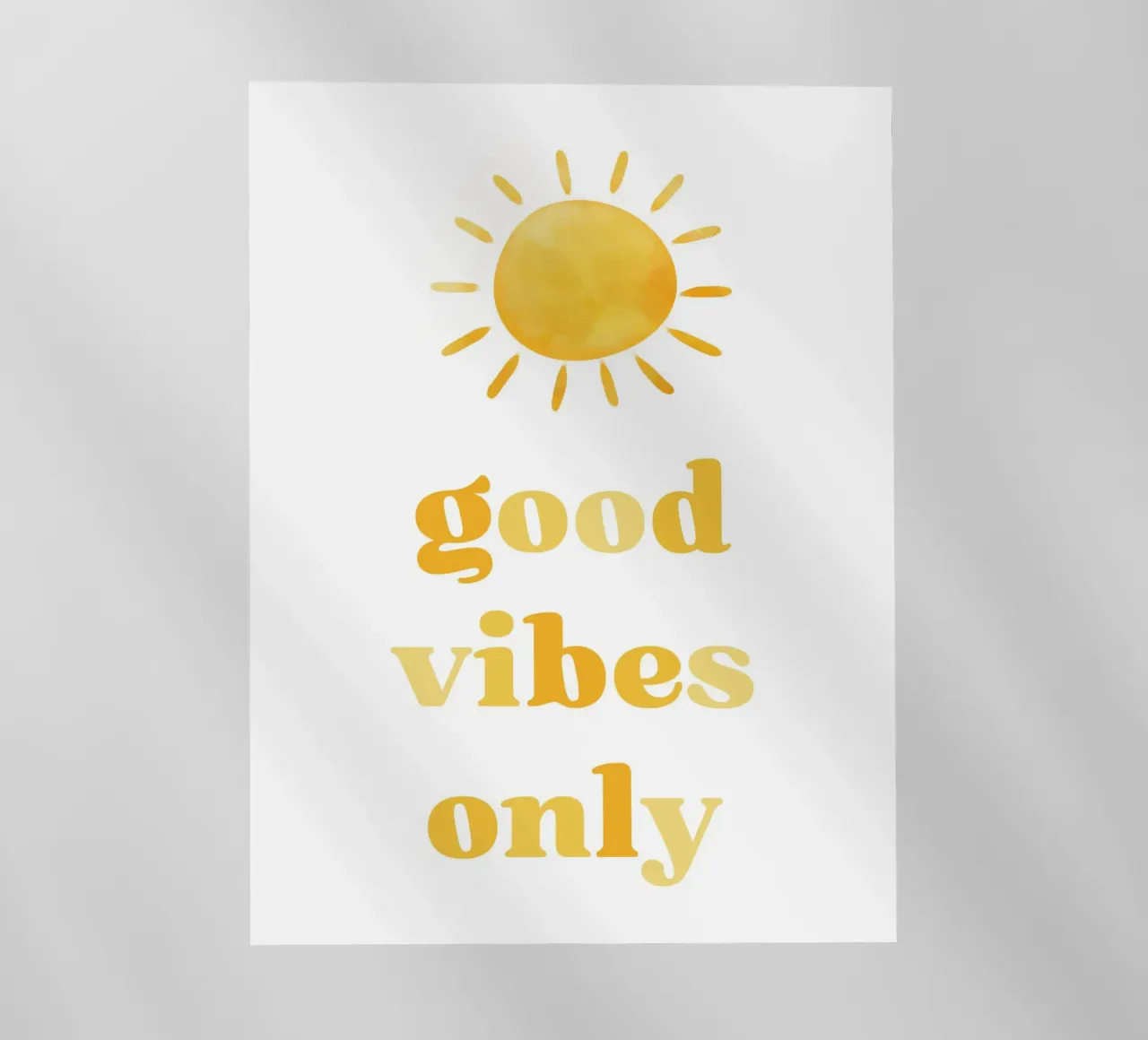 Good vibes only pellicola backlit da PinkCandyWalls