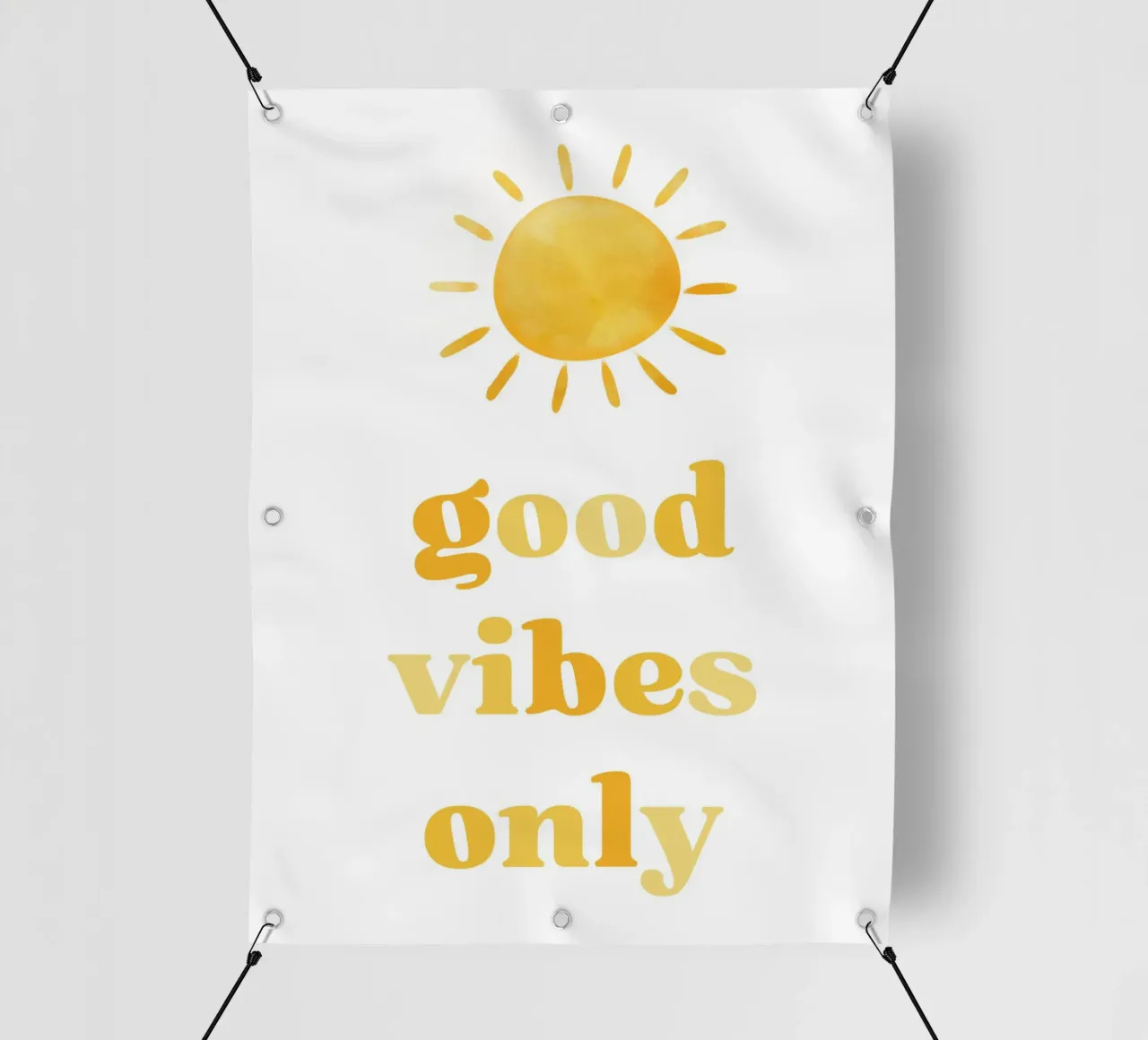 Good vibes only telo in pvc da PinkCandyWalls