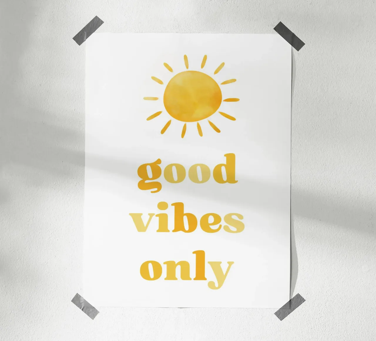 Good vibes only Poster von PinkCandyWalls