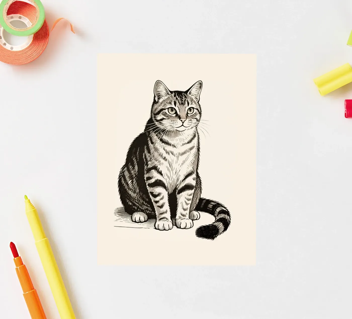 Cat sticker by knowledge