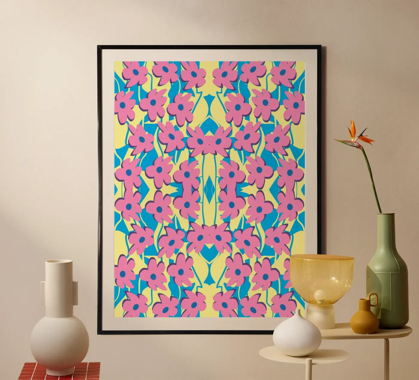 Flower poster van Little Dean