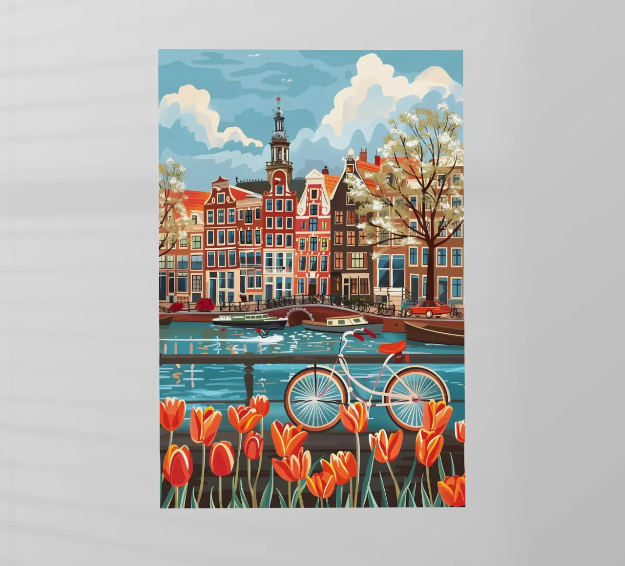 Amsterdam Netherlands pellicola backlit da Travelstudio