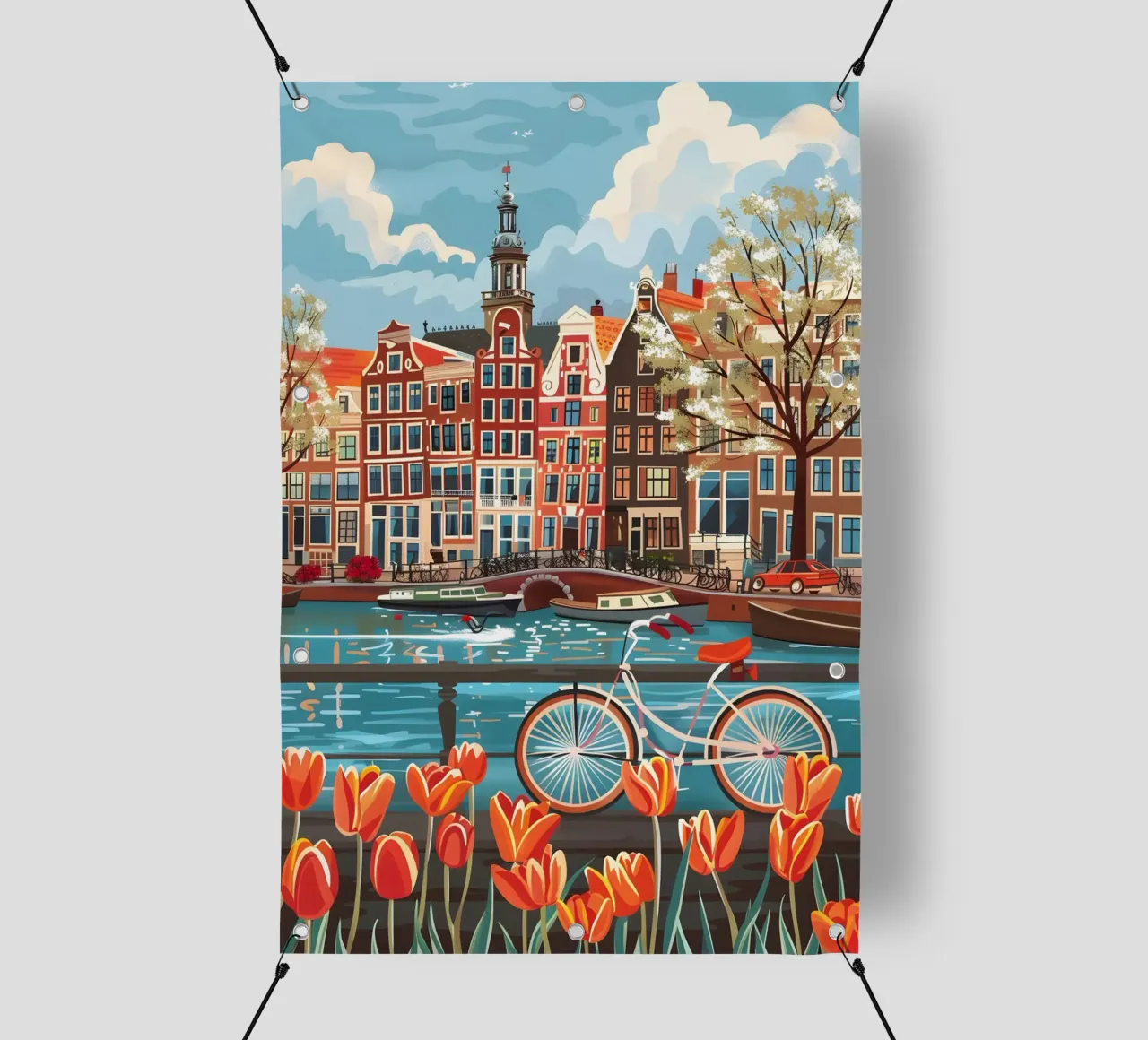 Amsterdam Netherlands telo in pvc da Travelstudio