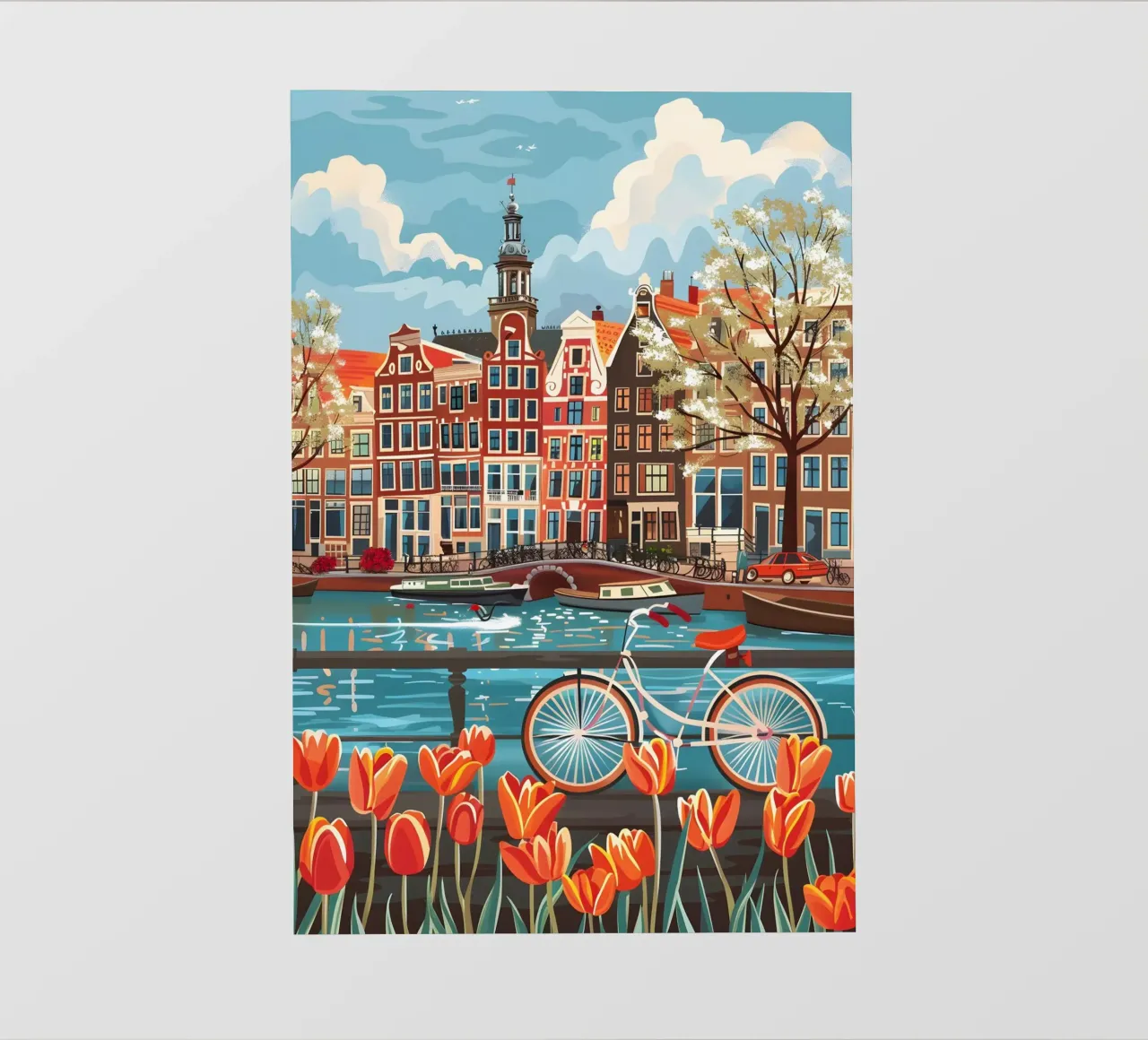 Amsterdam Netherlands telo in pvc da Travelstudio