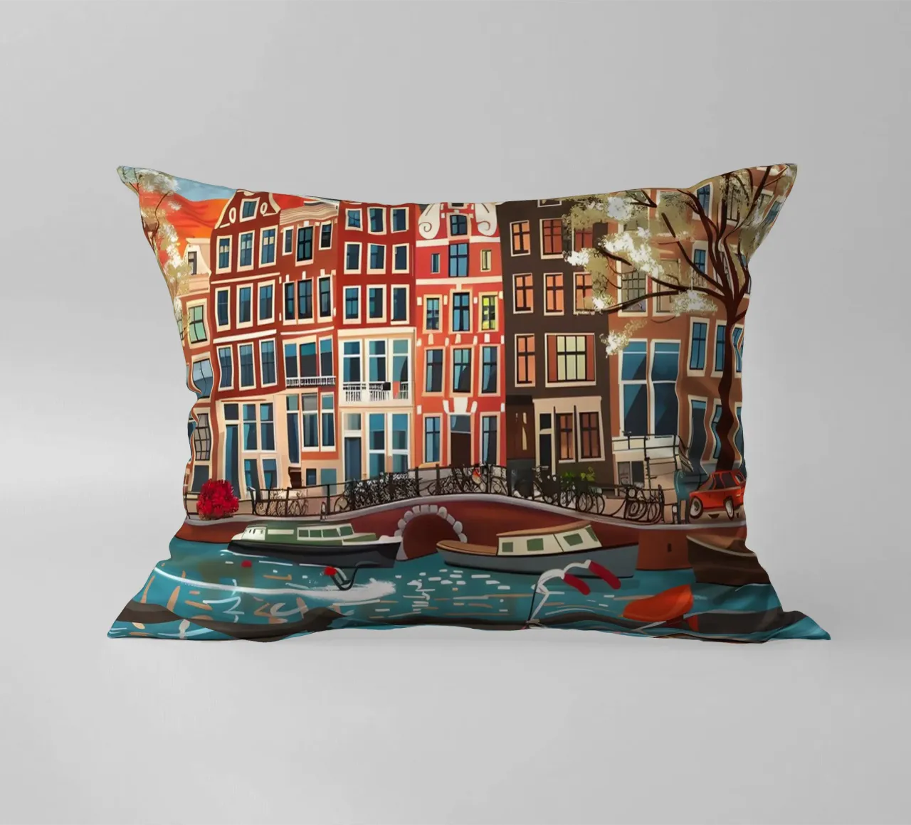 Amsterdam Netherlands cuscino da Travelstudio