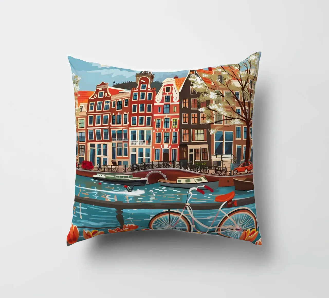 Amsterdam Netherlands cuscino da Travelstudio