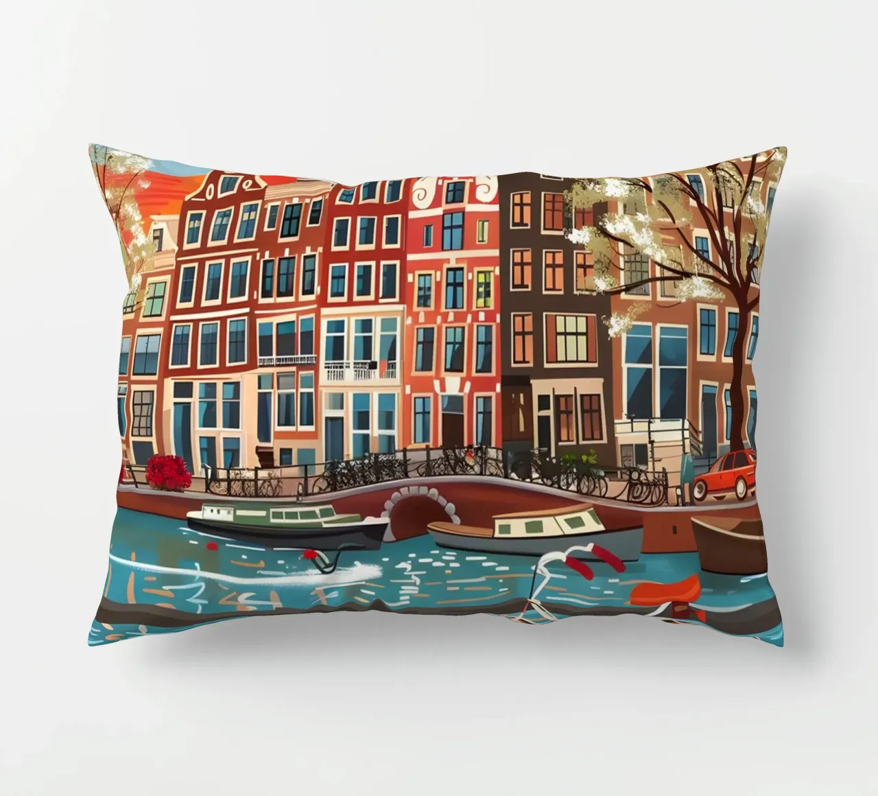 Amsterdam Netherlands cuscino da Travelstudio