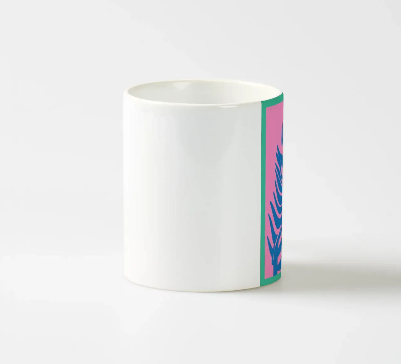Foglia di palma pop out 03 tazza in ceramica da Little Dean