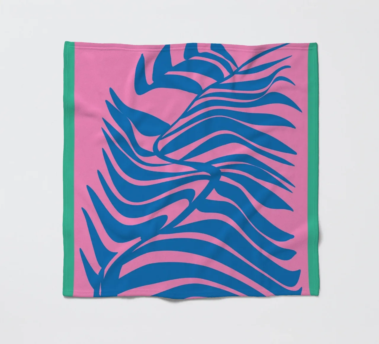 Foglia di palma pop out 03 coperta in pile da Little Dean