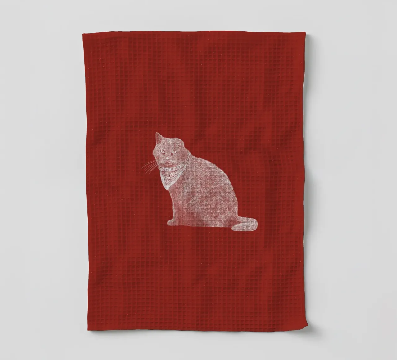 The Badass Bandit Cat canovaccio da cucina da AnyoneCanYeehaw