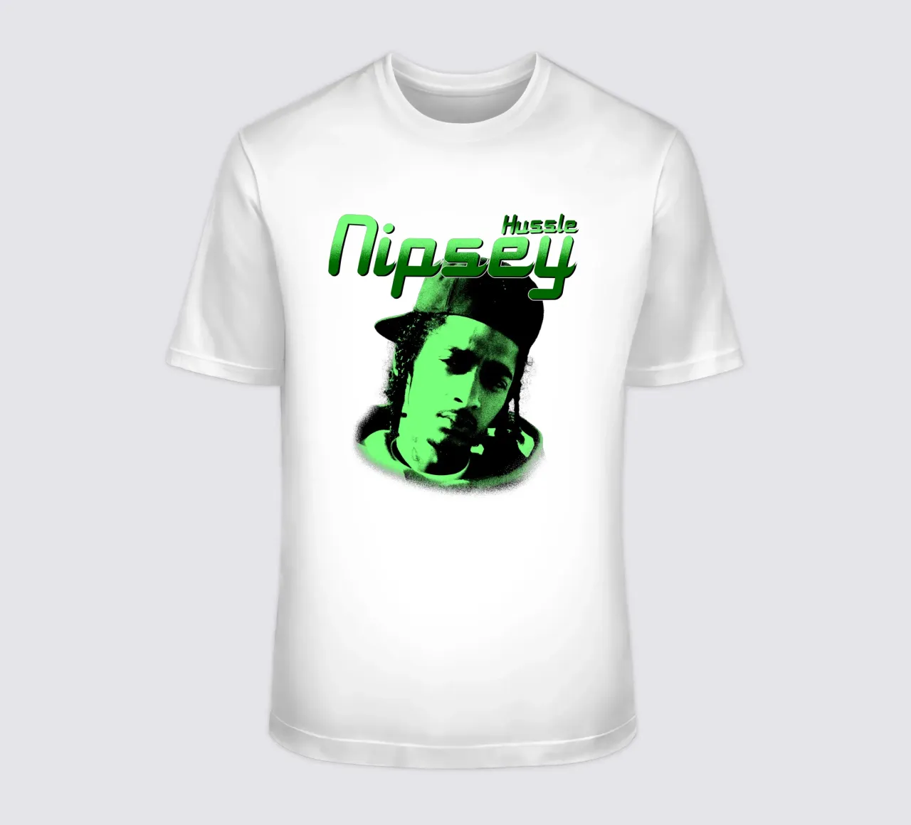 Stile grunge Hip Hop Nipsey hussle t-shirt da mannys_artt