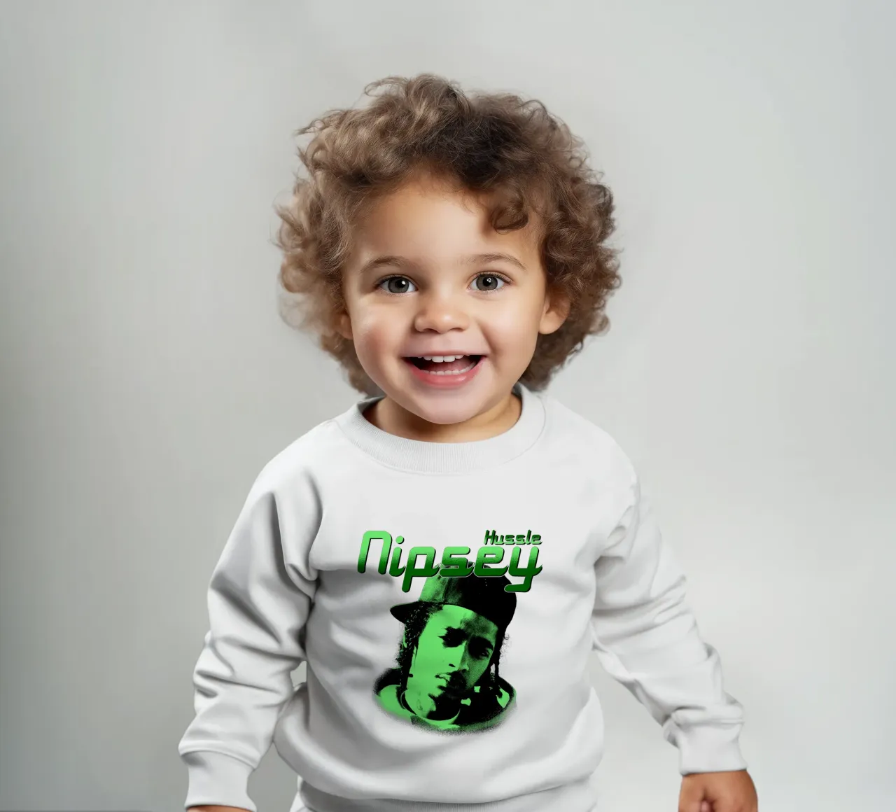 Stile grunge Hip Hop Nipsey hussle felpa neonato da mannys_artt