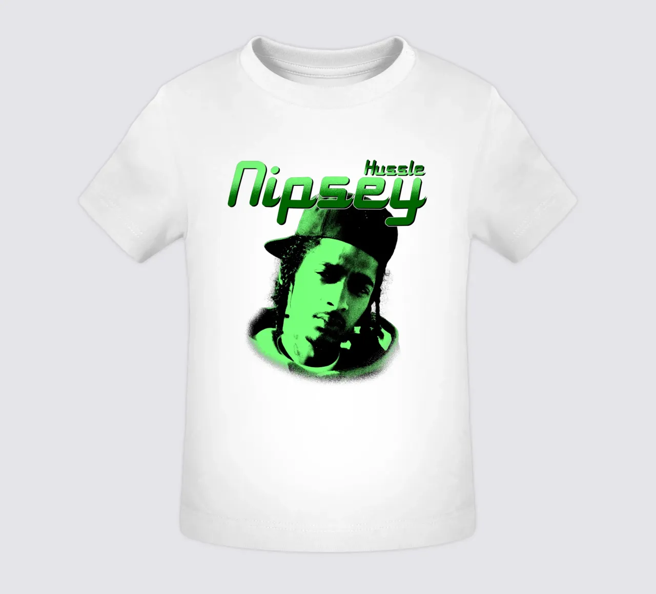 Stile grunge Hip Hop Nipsey hussle maglietta neonato da mannys_artt