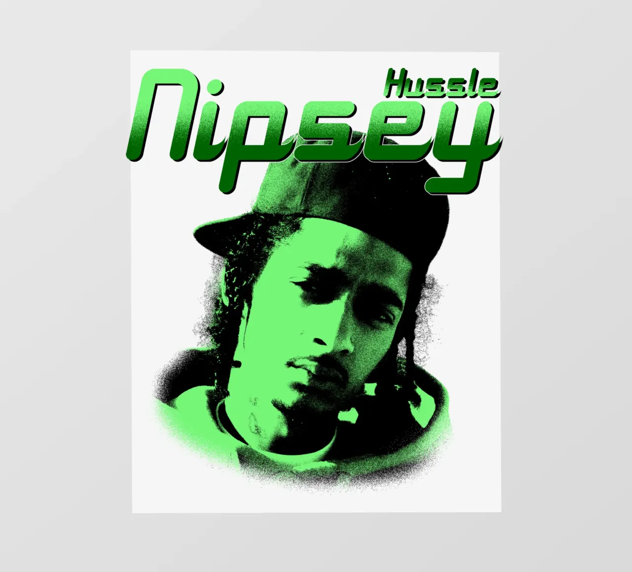 Stile grunge Hip Hop Nipsey hussle pellicola backlit da mannys_artt