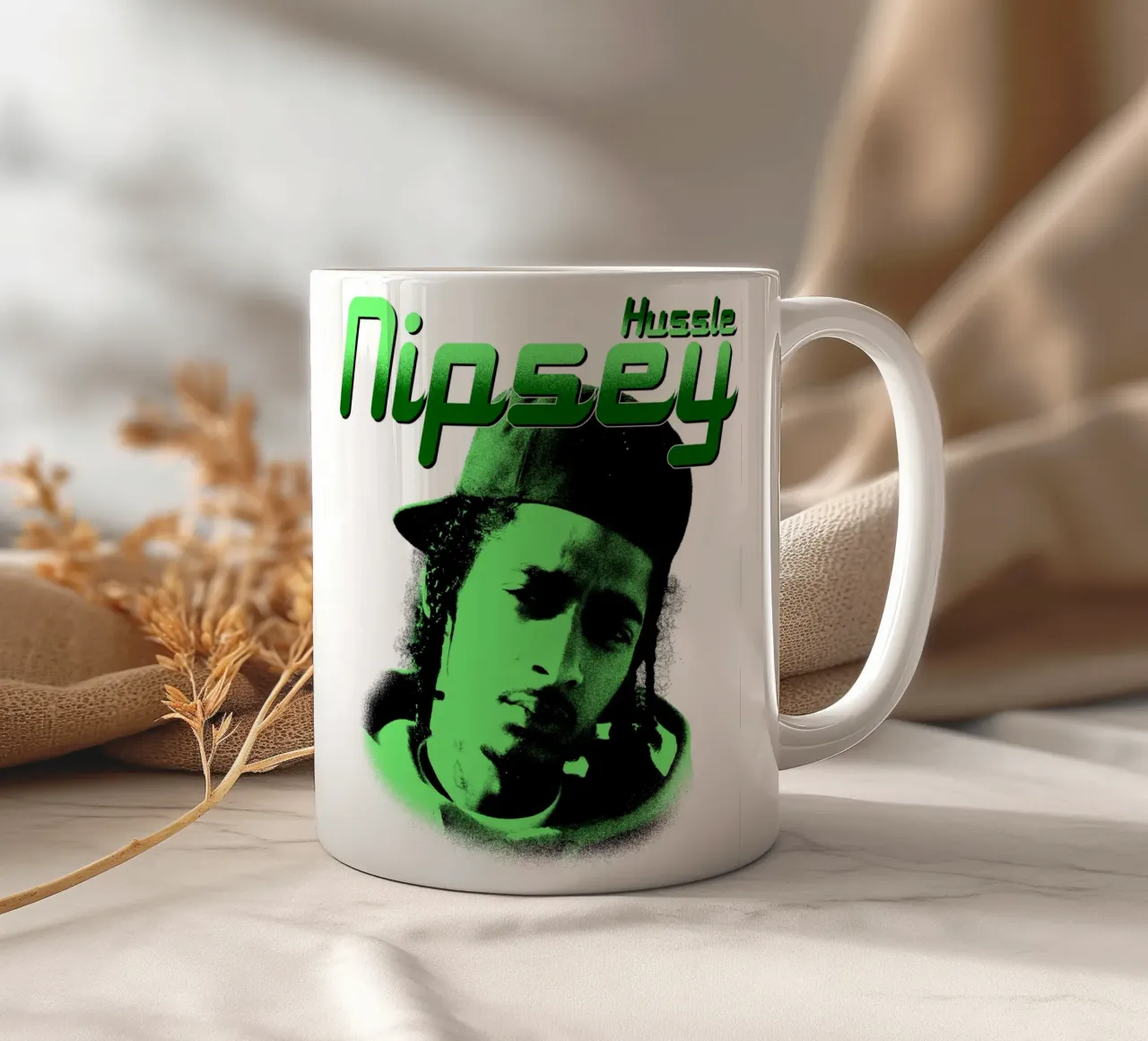 Stile grunge Hip Hop Nipsey hussle tazza in ceramica da mannys_artt