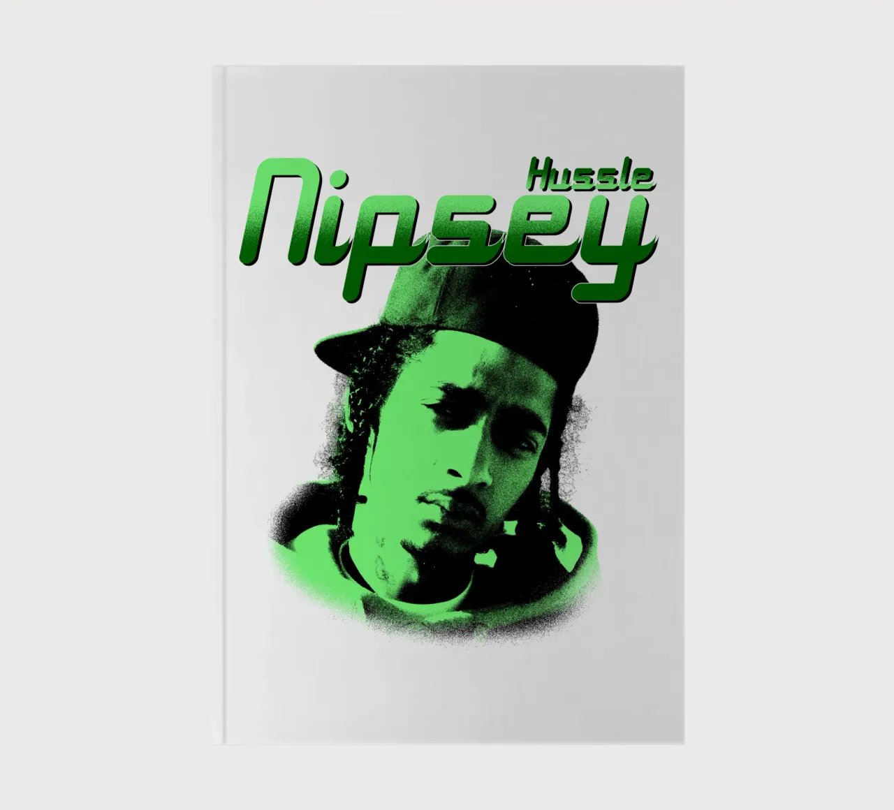Grunge Style Hip Hop Nipsey hussle notebook by mannys_artt
