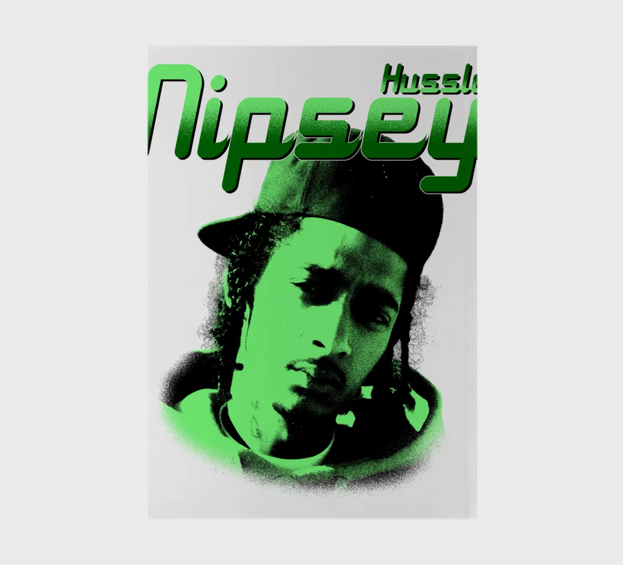 Grunge Style Hip Hop Nipsey hussle notebook by mannys_artt