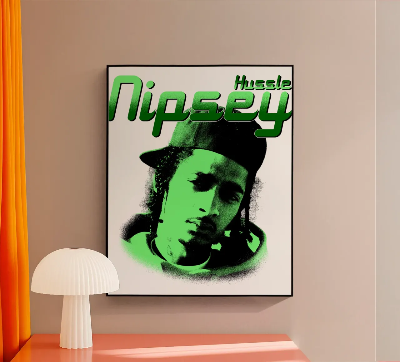 Estilo grunge Hip Hop Nipsey hussle metacrilato de mannys_artt