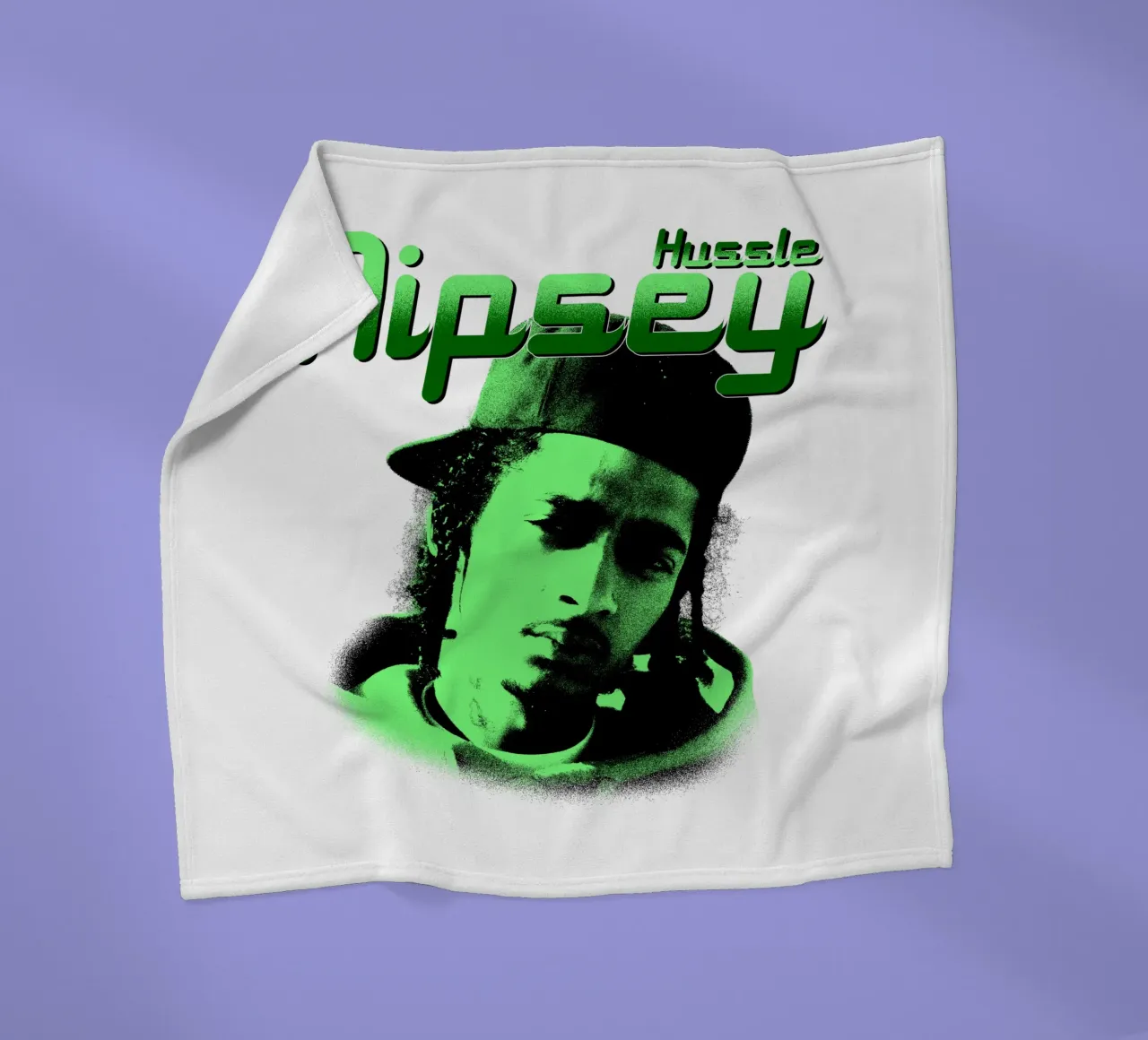 Stile grunge Hip Hop Nipsey hussle coperta in pile da mannys_artt