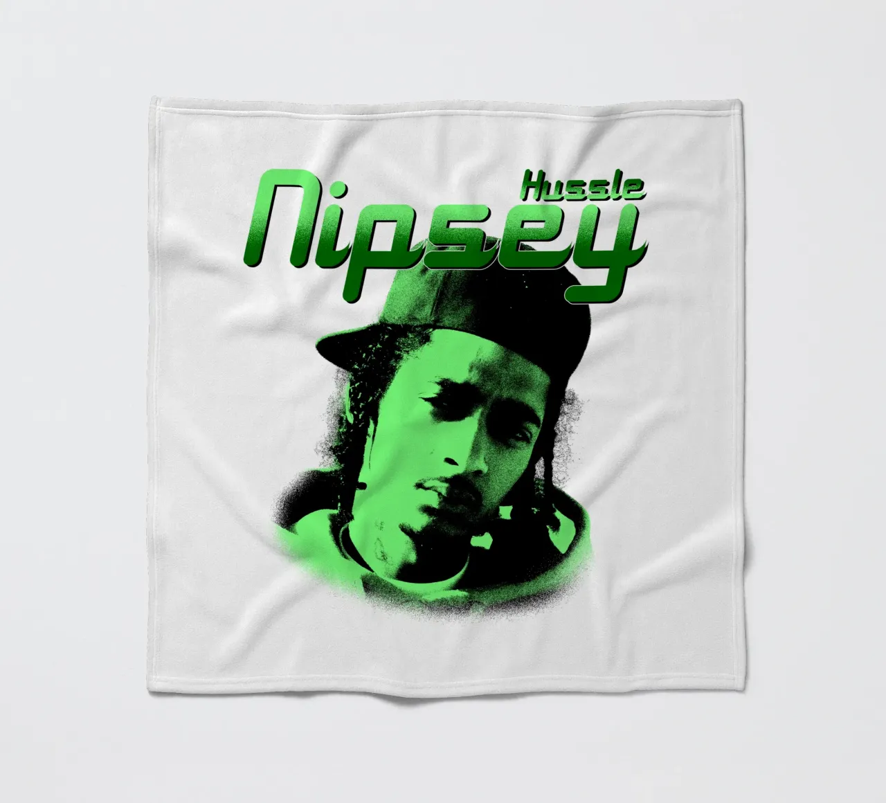 Stile grunge Hip Hop Nipsey hussle coperta in pile da mannys_artt