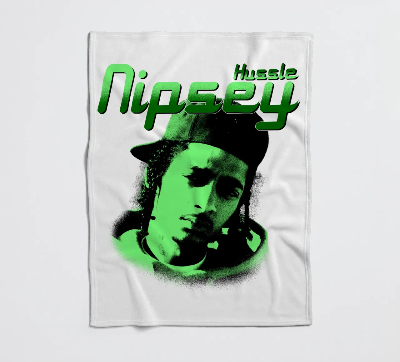 Stile grunge Hip Hop Nipsey hussle coperta in pile da mannys_artt