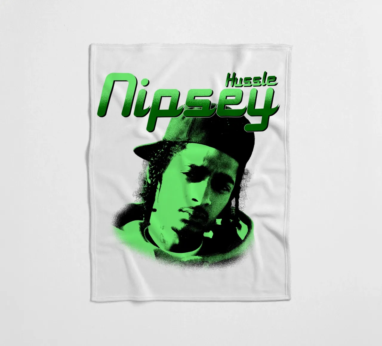 Stile grunge Hip Hop Nipsey hussle coperta in pile da mannys_artt