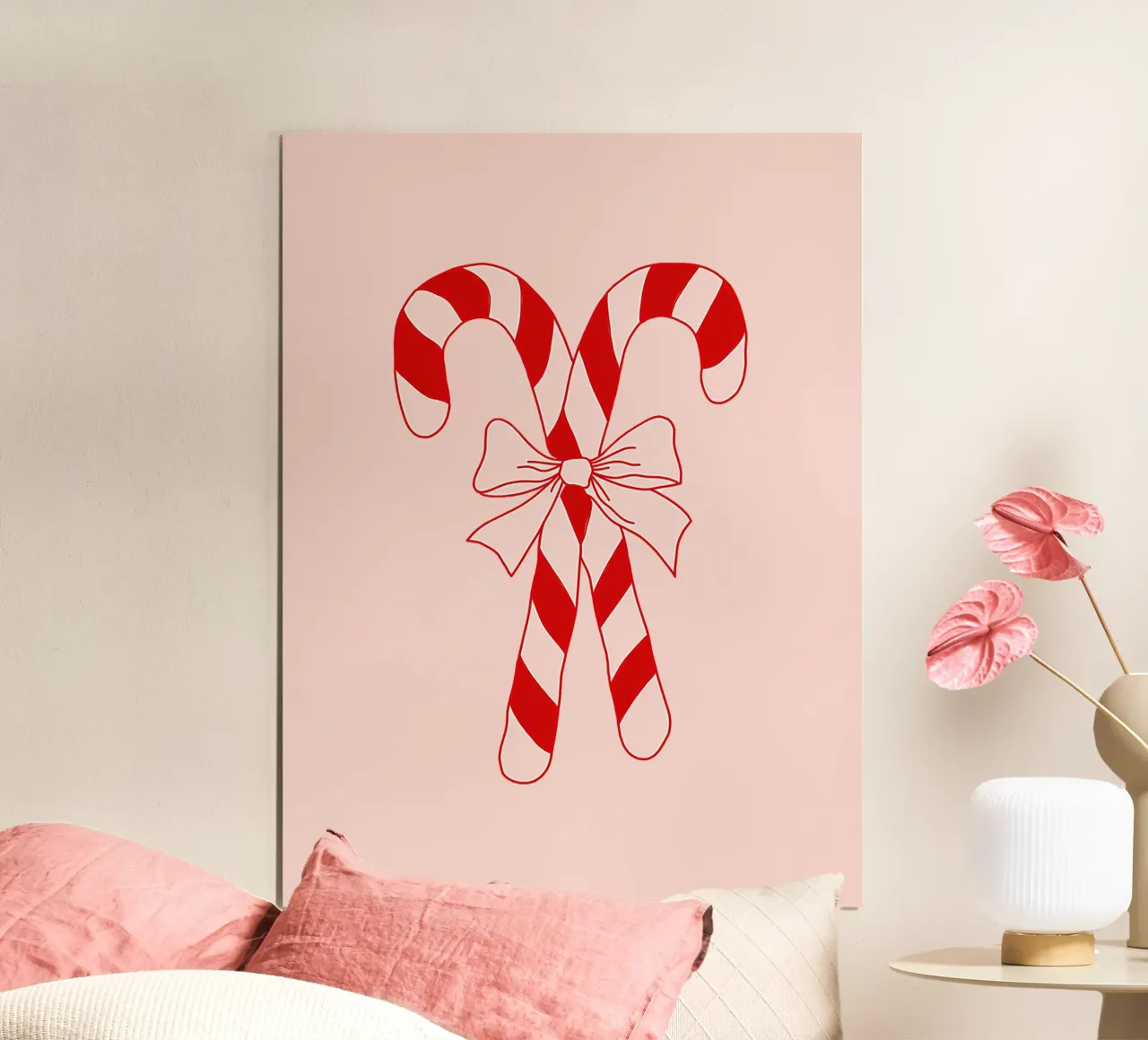 Candy cane poster da we line studio - art