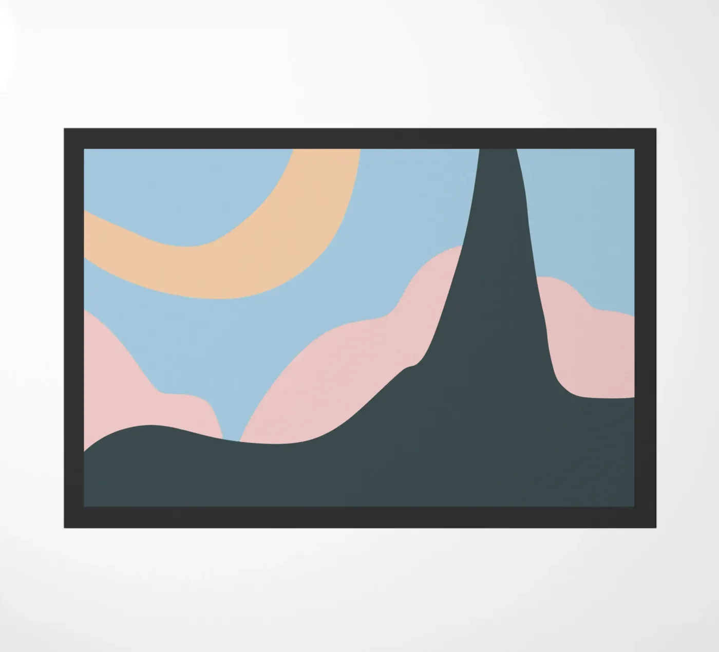 Liquid landscape doormat by Little Dean