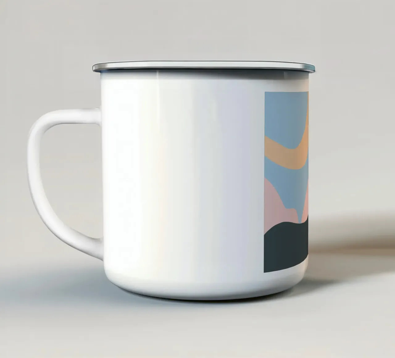 Paesaggio liquido tazza in smalto da Little Dean