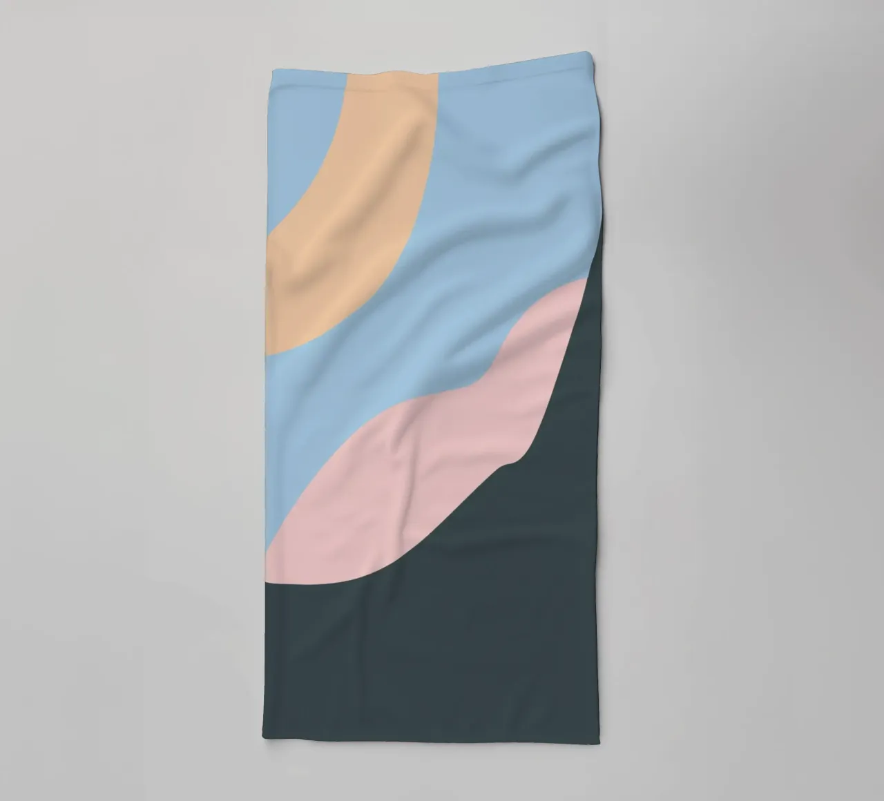 Liquid landscape towel by Little Dean