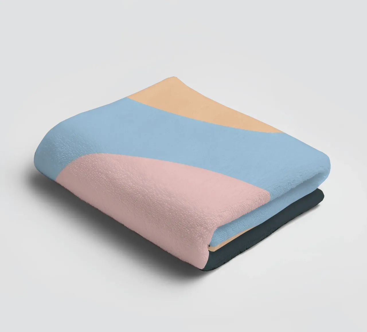 Liquid landscape towel by Little Dean