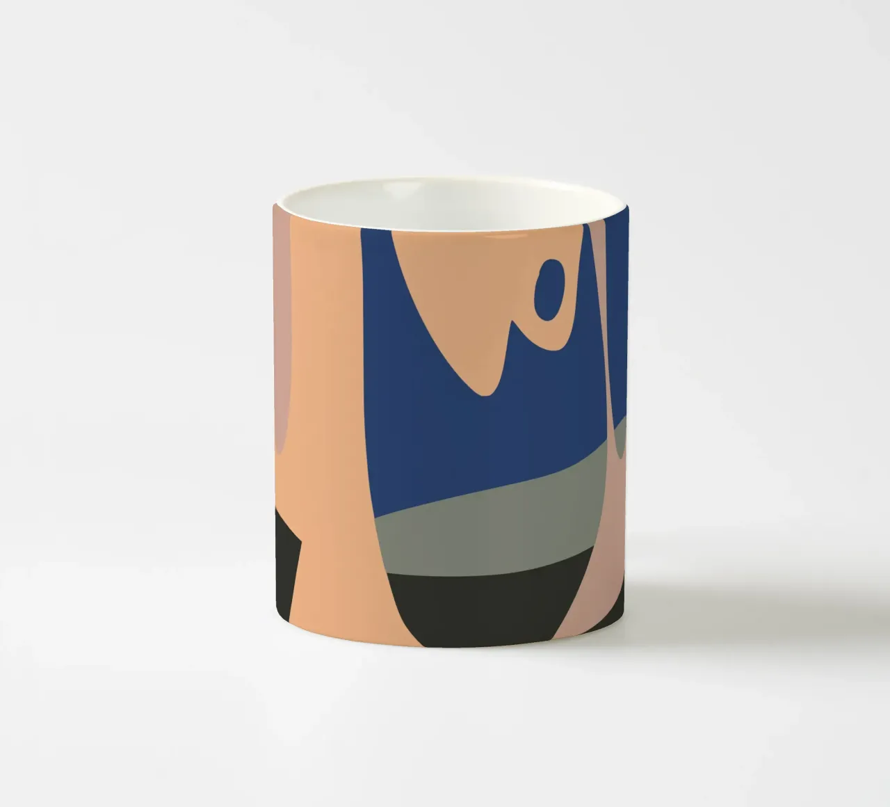 Paesaggio liquido 02 tazza in ceramica da Little Dean