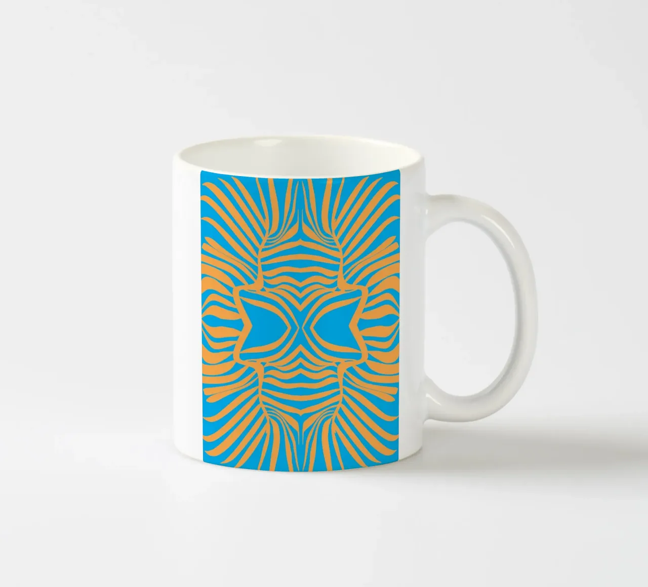 Foglia di palma pop out 04 tazza in ceramica da Little Dean