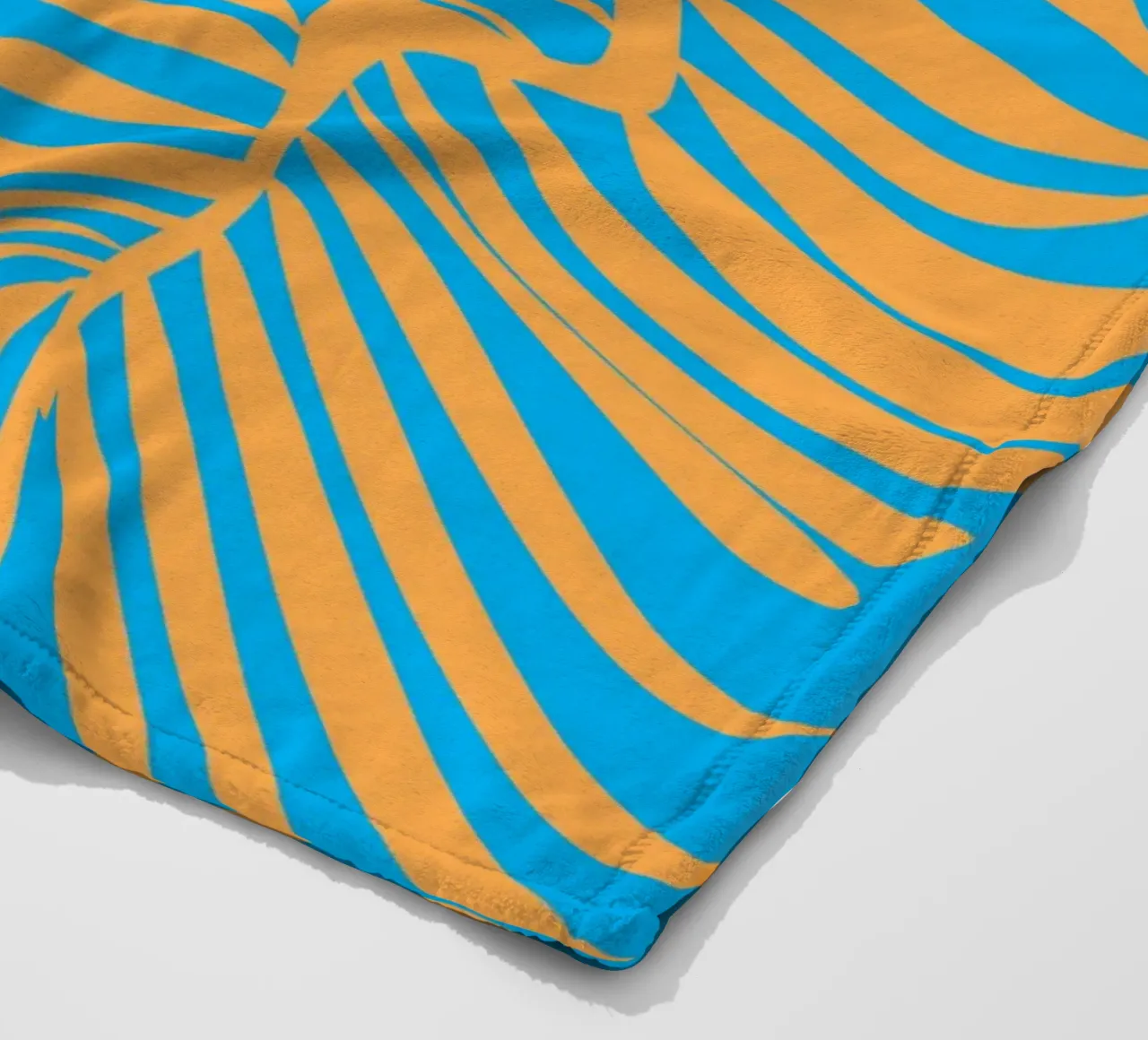 Foglia di palma pop out 04 coperta in pile da Little Dean