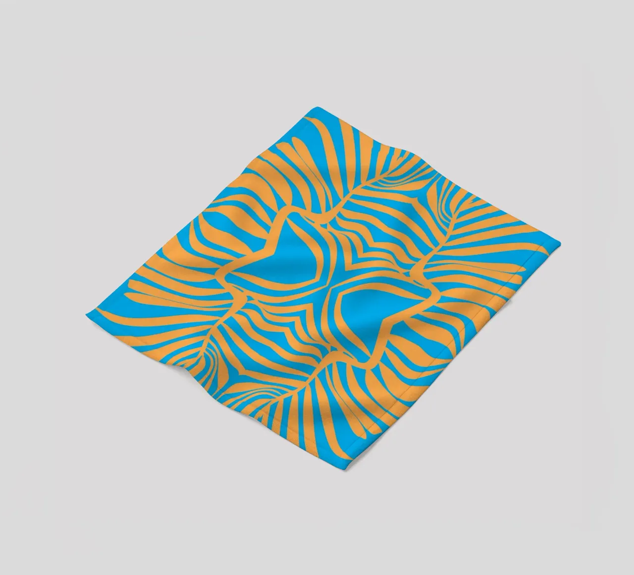 Foglia di palma pop out 04 coperta in pile da Little Dean