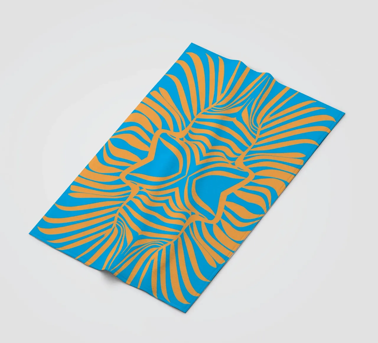 Foglia di palma pop out 04 coperta in pile da Little Dean