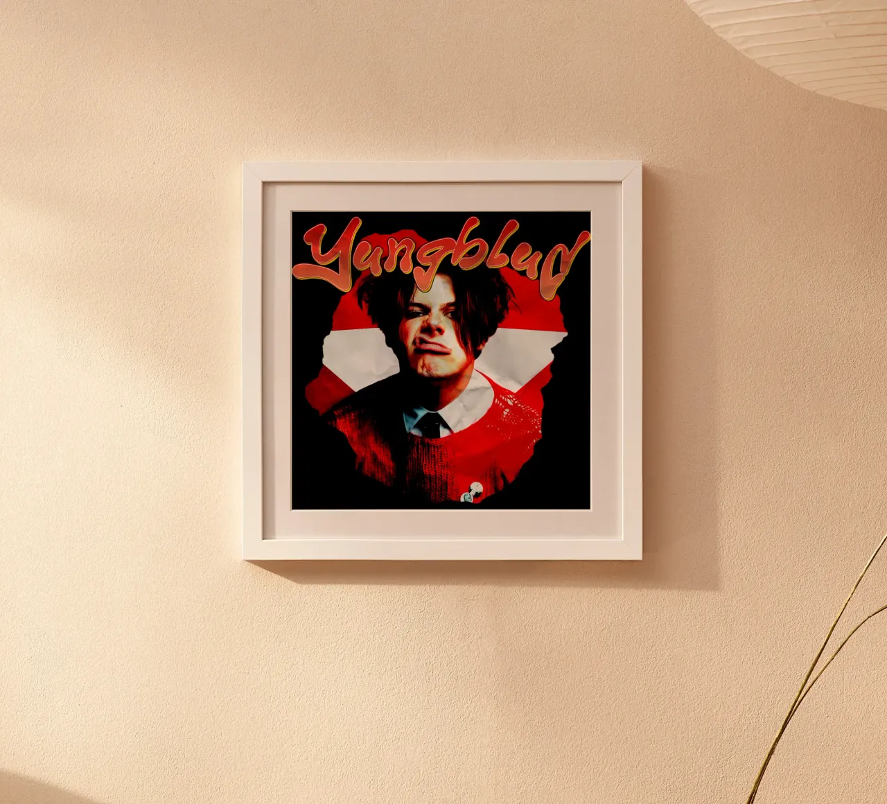 Yungblud Rock Ban poster con telaio in legno da eliouxence