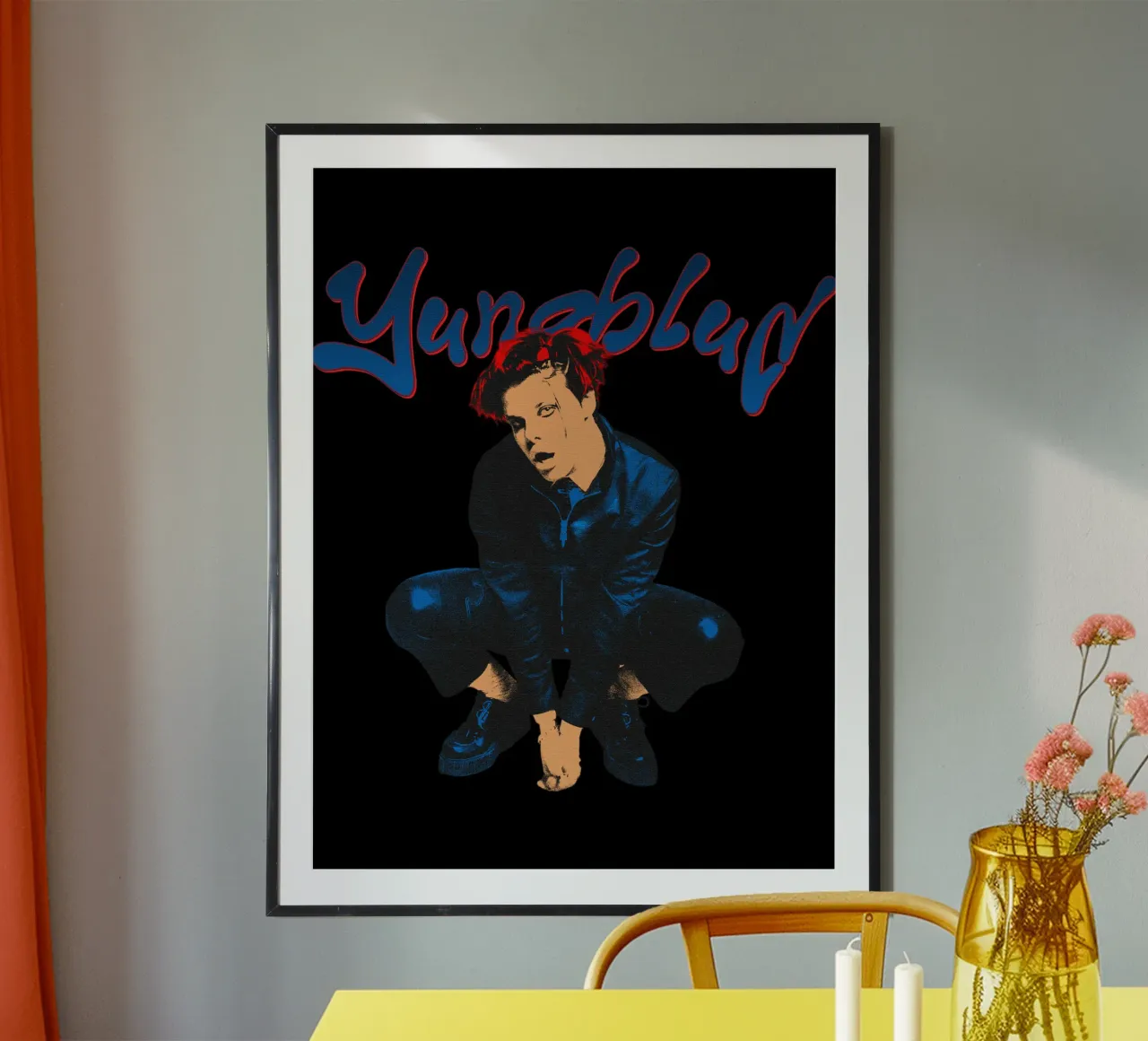 Nipsey Hussle Punk-Rock-Band Poster mit Aluminium Rahmen von eliouxence