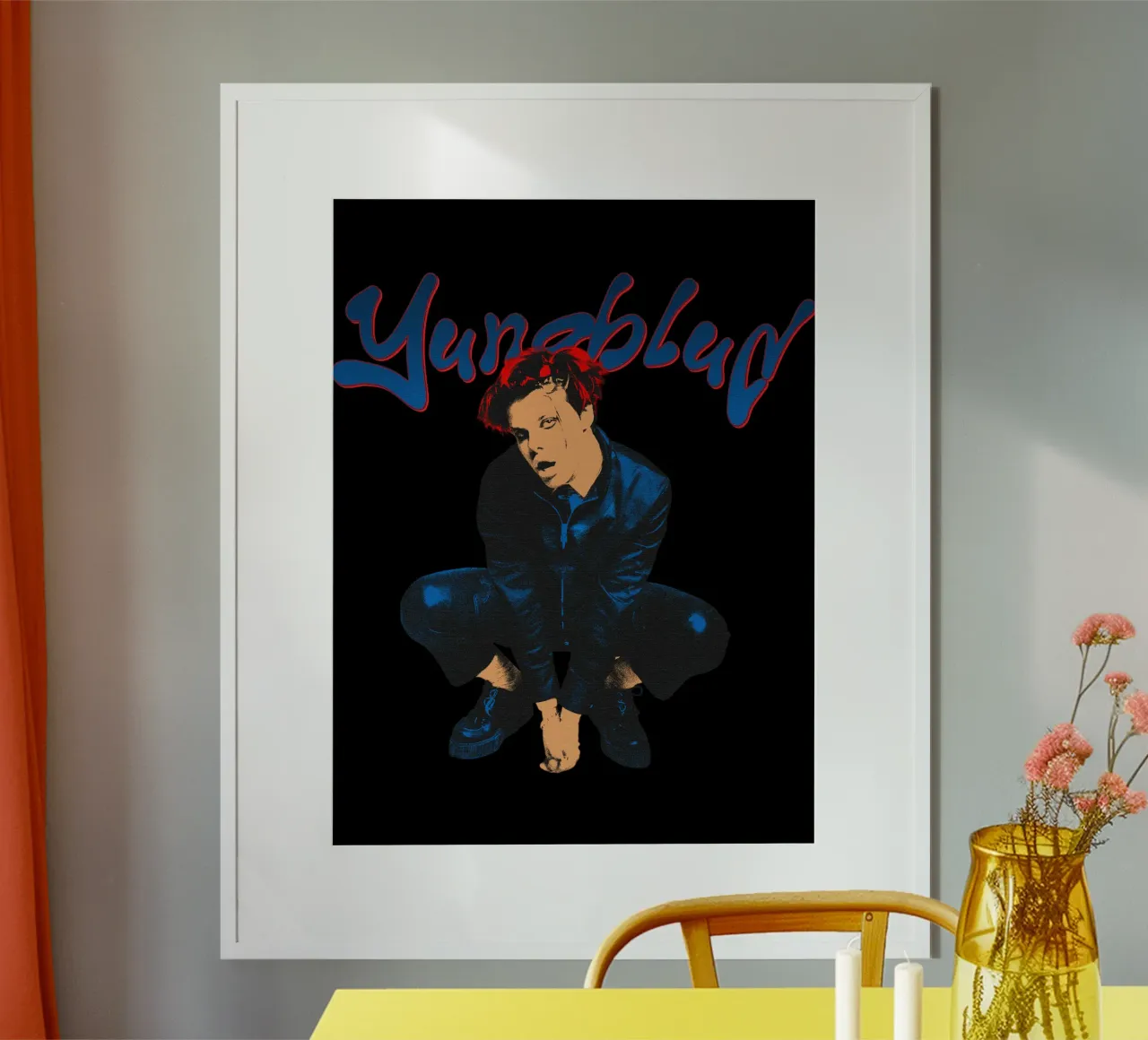 Nipsey Hussle Punk-Rock-Band Poster mit Aluminium Rahmen von eliouxence