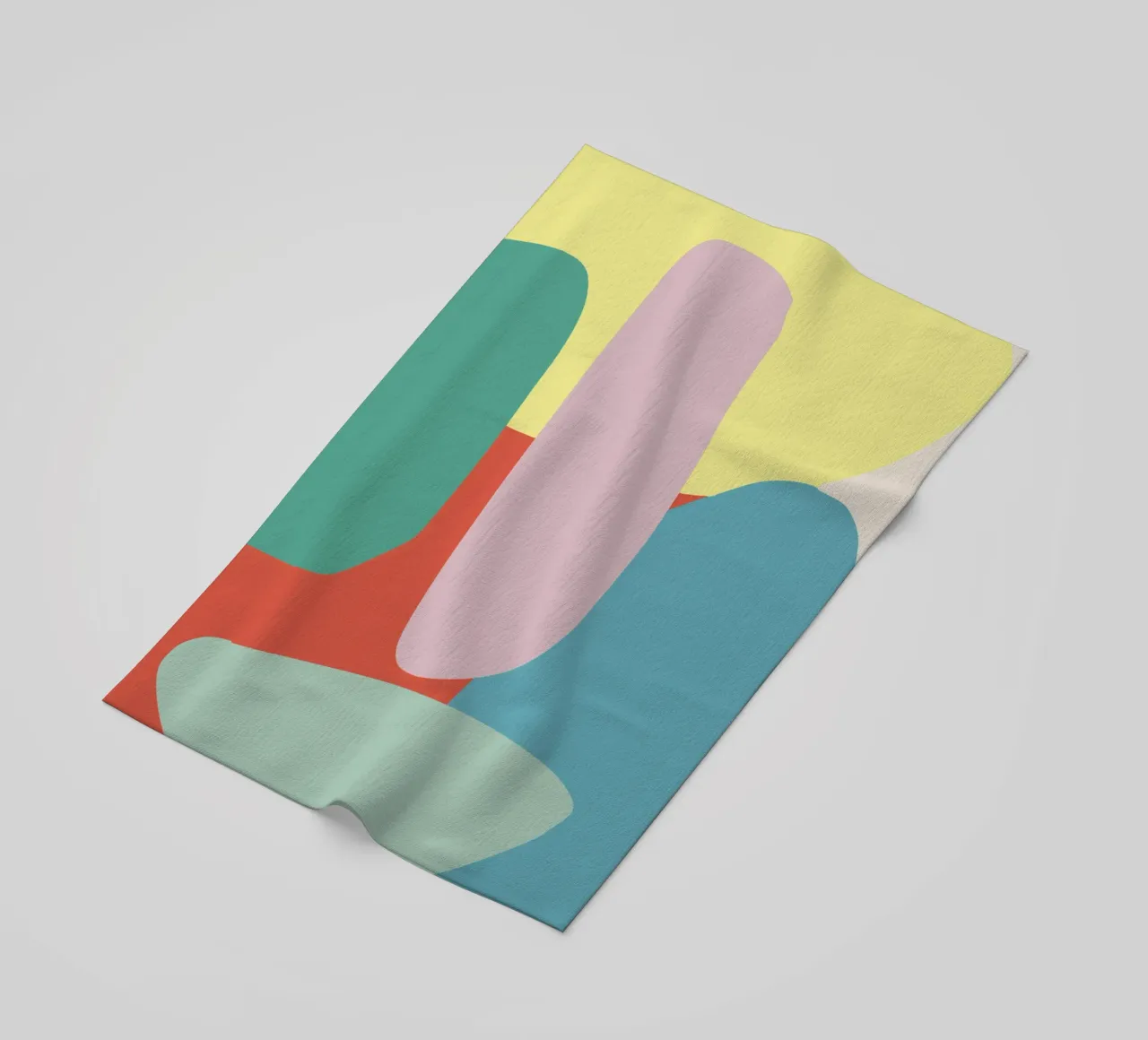 Ciottolo colorato telo mare da Little Dean